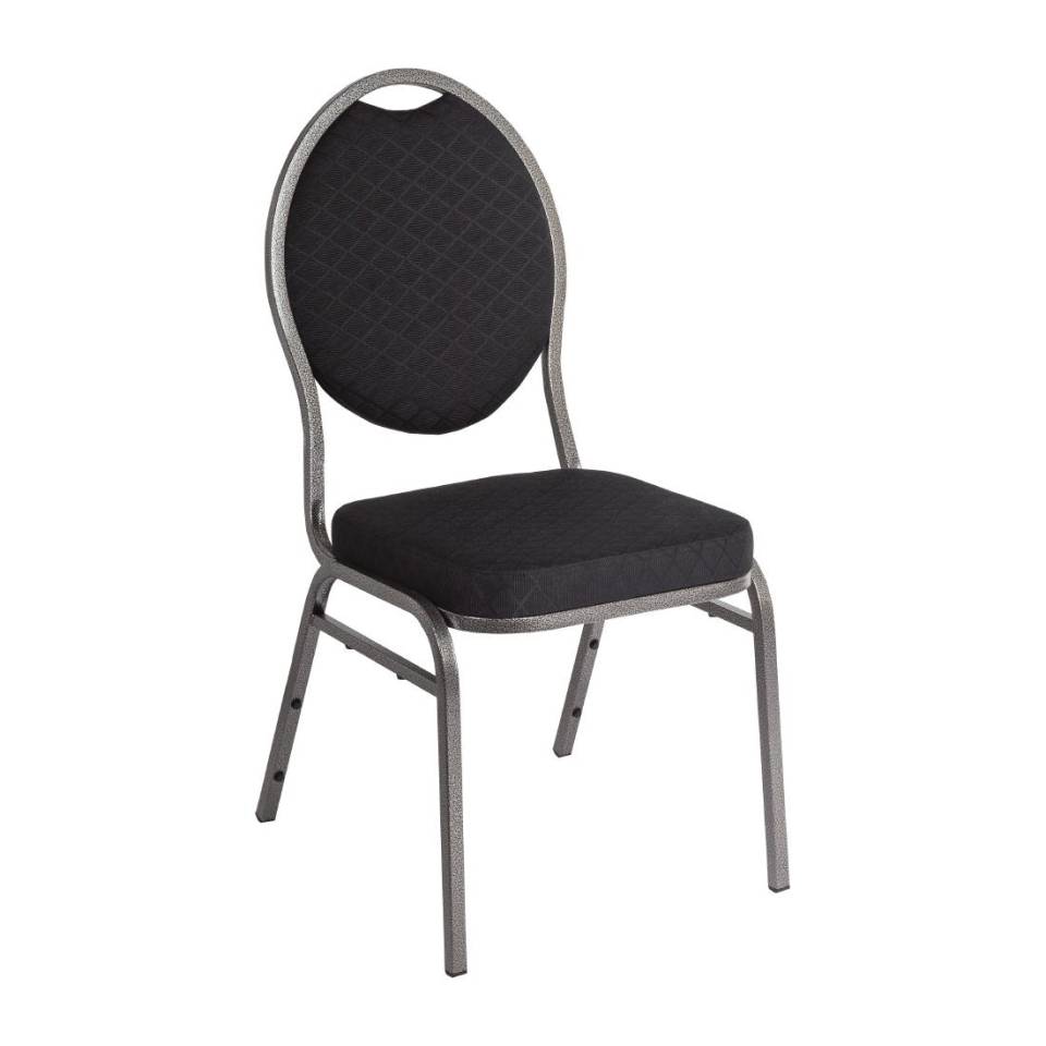 Black Padded Conference Chair